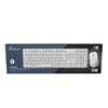 MediaRange Wireless Keyboard and Mouse Set, QWERTY (GR), Function Keys, 3-Button Mouse,1.200 dpi, Symmetrical, Dongle, White (MROS278-GR)-MROS278-GR