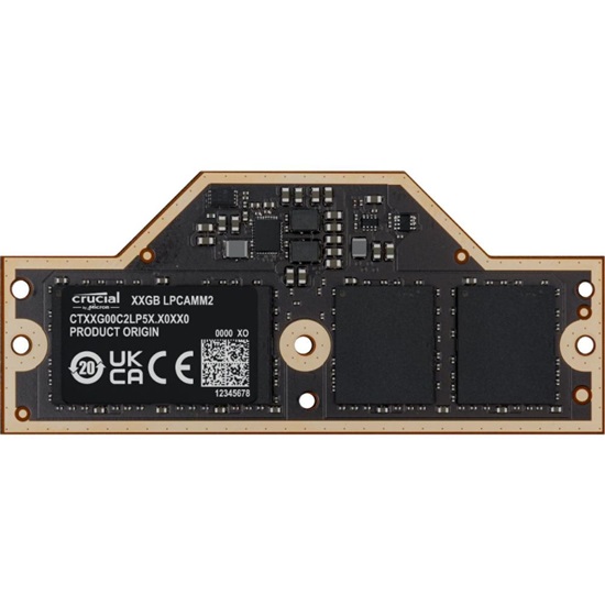 Crucial LPCAMM2 LPDDR5X 62GB Memory (CT64G75C2LP5X) (CRUCT64G75C2LP5X)-CRUCT64G75C2LP5X