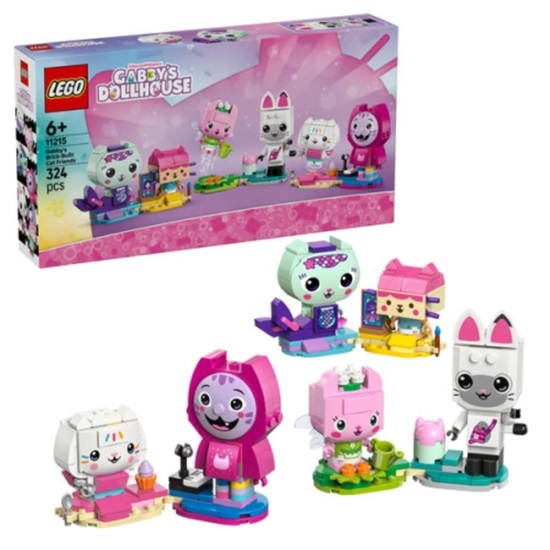 Lego Gabby's Dollhouse Gabby's Brick-Built Cat Friends (11215) (LGO11215)-LGO11215