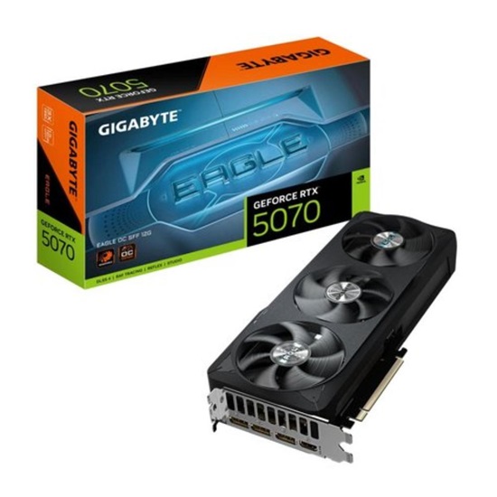Gigabyte GeForce RTX 5070 12GB GDDR7 EAGLE OC SFF 12G (GV-N5070EAGLE OC-12GD) (GIGGV-N5070EAGLE OC-12GD)-GIGGV-N5070EAGLE OC-12GD