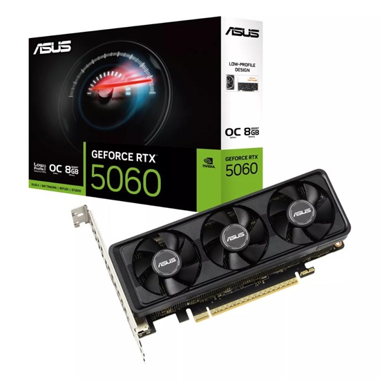 Asus GeForce RTX 5060 8GB GDDR7 LP BRK OC Edition (90YV0N90-M0NA00) (ASU90YV0N90-M0NA00)-ASU90YV0N90-M0NA00
