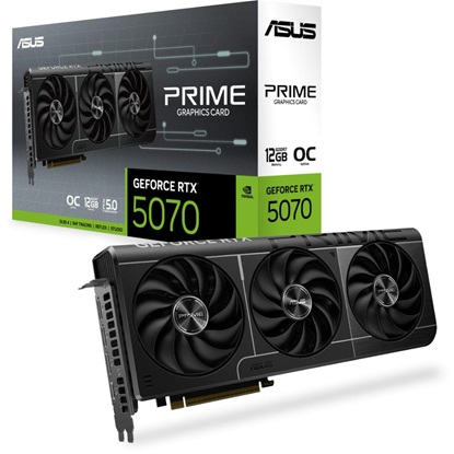 Asus GeForce RTX 5070 12GB GDDR7 Prime OC (90YV0M10-M0NA00) (ASU90YV0M10-M0NA00)-ASU90YV0M10-M0NA00