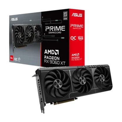 Asus Radeon RX 9060 XT 16GB GDDR6 Prime OC Edition (90YV0LF1-M0NA00) (ASU90YV0LF1-M0NA00)-ASU90YV0LF1-M0NA00