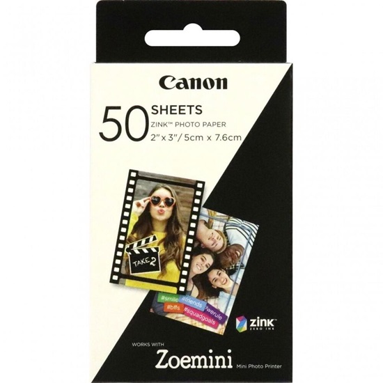 Canon Zink Photo paper 5x7.5 (50 sheets) (3215C002) (CAN-ZINK50)-CAN-ZINK50