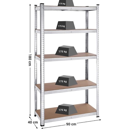 Songmics Ραφιέρα Dexion 180x90x40cm (GLR040E02) (SNGGLR040E02)-SNGGLR040E02