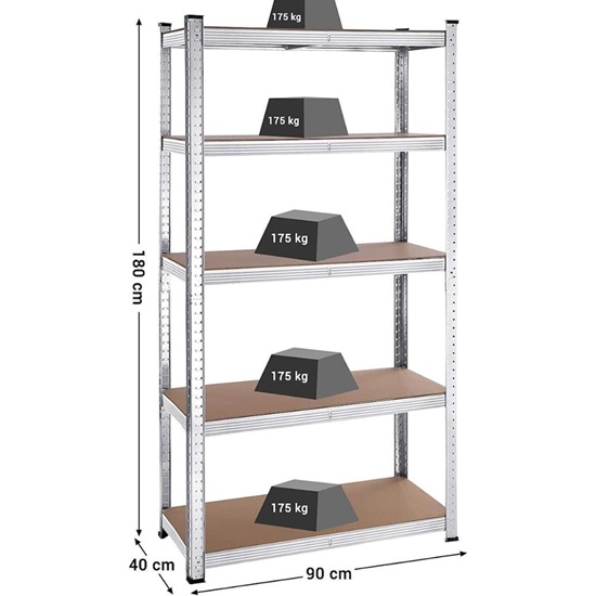 Songmics Ραφιέρα Dexion 180x90x40cm (GLR040E02) (SNGGLR040E02)-SNGGLR040E02