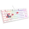 Genesis Gaming Keyboard Thor 303 Tkl White US  Mechanical RGB, Silent Switch, Hot Swap (NKG-2063) (GNSNKG-2063)-GNSNKG-2063