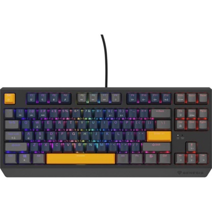 Genesis Gaming Keyboard Thor 230 Tkl Naval Blue Positive US RGB Mechanical Outemu Panda (NKG-2163) (GNSNKG-2163)-GNSNKG-2163