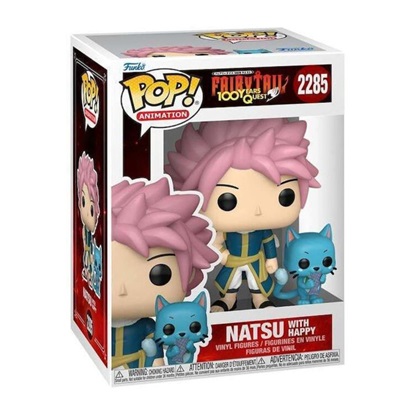 Funko Pop! Animation: Fairy Tail - Natsu with Happy #2285 (FNK06425)-FNK06425