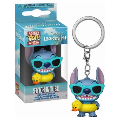 Funko Pocket Pop! Keychain Animation: Lilo & Stitch - Tuber Stitch (FNK06746)-FNK06746