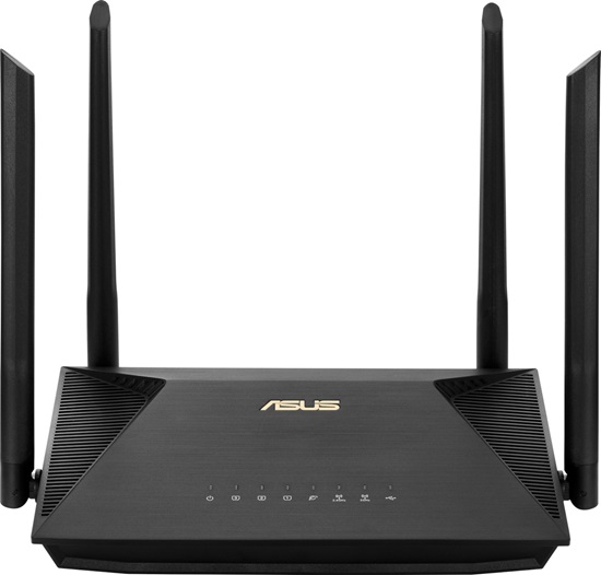 ASUS RT-AX53U wireless router Gigabit Ethernet Dual-band (2.4 GHz / 5 GHz) Black (RT-AX53U) (ASURT-AX53U)-ASURT-AX53U
