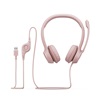 Logitech Headphones H390 Rose Gold (981-001281) (LOGH390RS)-LOGH390RS