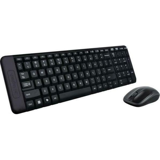 Logitech Desktop Combo MK220 Black QWERTY (920-003168) (LOGMK220COMBOBK)-LOGMK220COMBOBK
