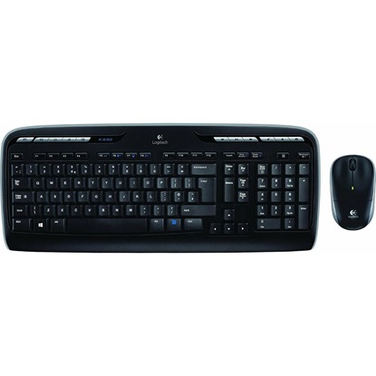 Logitech Desktop Combo MK330 Black QWERTY (920-003989) (LOGMK330COMBOBK)-LOGMK330COMBOBK