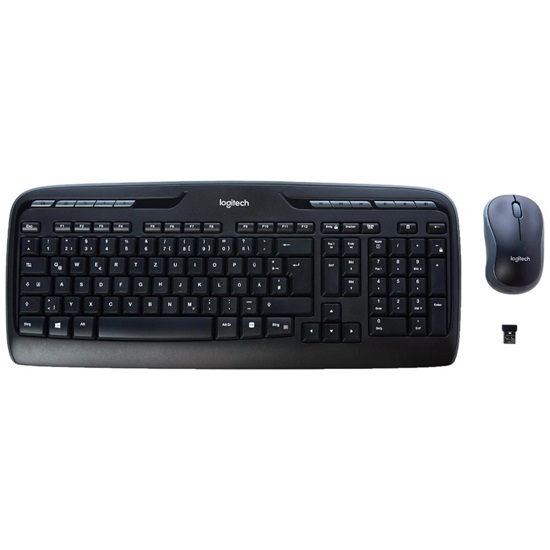 Logitech Desktop Combo MK330 Black QWERTZ (920-008533) (LOGMK330COMBOBK2)-LOGMK330COMBOBK2