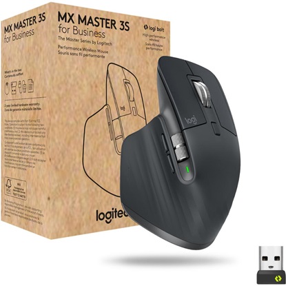 Logitech MX Master 3S for Business Mouse Black (910-006582) (LOGMXMASTER3SBK)-LOGMXMASTER3SBK