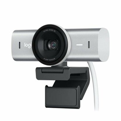 Logitech Webcam MX BRIO 4K Ultra HD Silver (960-001554) (LOGMXBRIOSI)-LOGMXBRIOSI