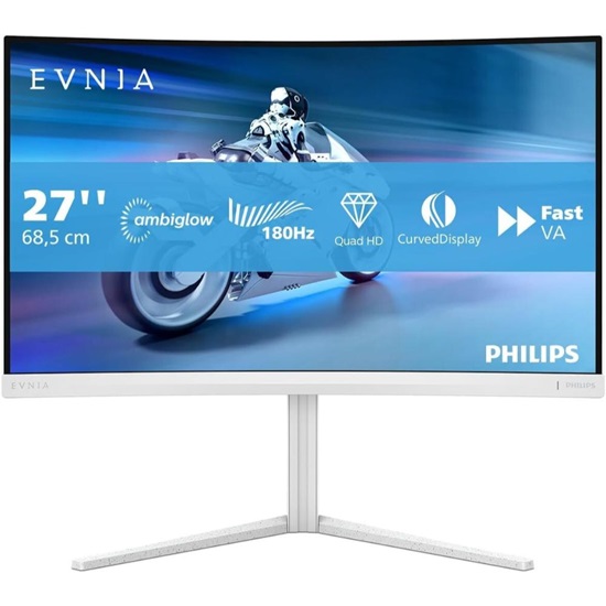 Philips M Line 27M2C5501 QHD VA Curved Monitor 27" (PHI27M2C5501)-PHI27M2C5501