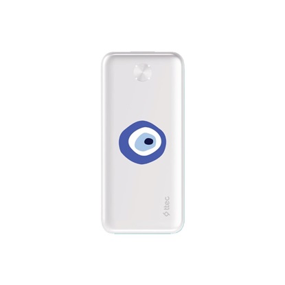 ttec ReCharger 10.000mAh Powerbank white (print) (2BB234B) (TTEC2BB234B)-TTEC2BB234B