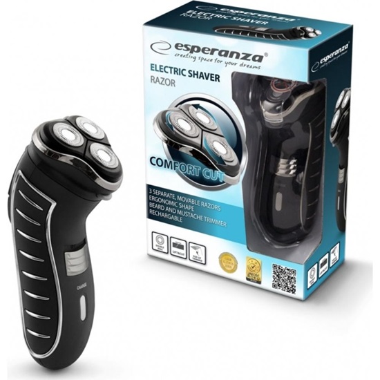 Esperanza Electric Shaver Razor Black Ebg002k (EBG002K) (ESPEBG002K)-ESPEBG002K