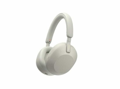 Sony WH-1000XM5 Bluetooth Headphones with Microphone Silver (WH1000XM5S.CE7) (SNYWH1000XM5S-CE7)-SNYWH1000XM5S-CE7