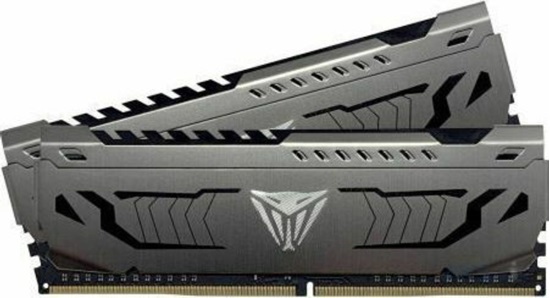 Patriot DIMM 32 GB DDR4-3600 2x 16 GB Dual-Kit Grey Viper Steel INTEL XMP (PVS432G360C8K) (PATRPVS432G360C8K)-PATRPVS432G360C8K