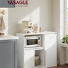Songmics ντουλάπι κουζίνας 53 × 35 × 40 cm, λευκό (BBK373WB01) (SNGBBK373WB01)-SNGBBK373WB01