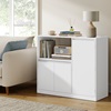 Songmics ντουλάπι κουζίνας 53 × 35 × 40 cm, λευκό (BBK373WB01) (SNGBBK373WB01)-SNGBBK373WB01