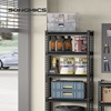Songmics σετ 2 βαρέως μεταλλικών ραφιών 5 επιπέδων, μαύρο (GLR302B01) (SNGGLR302B01)-SNGGLR302B01