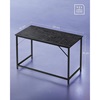 Vasagle Mεταλλικό γραφείο 120 x 60 x 75 cm  Χρώματος Μαύρου (LWD039B56V1) (VASLWD039B56V1)-VASLWD039B56V1