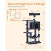Feandrea Cat Tower Medium, Height 112 cm, up to 4 Cats, Σκούρο Γκρι  (PCT261G01V1) (FEAPCT261G01V1)-FEAPCT261G01V1