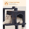 Feandrea Cat Tower Medium, Height 112 cm, up to 4 Cats, Σκούρο Γκρι  (PCT261G01V1) (FEAPCT261G01V1)-FEAPCT261G01V1