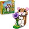 Lego creator 3in 1 cute hamster with a flower (31376) (LGO31376)-LGO31376