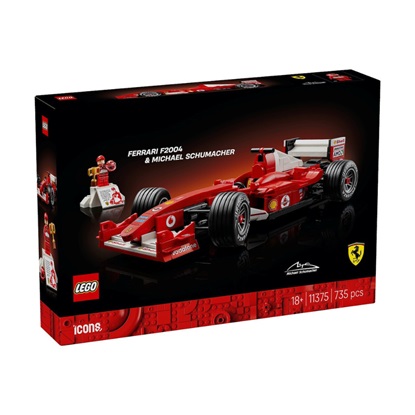 Lego Icons Ferrari F2004 and Michael Schumacher (11375) (LGO11375)-LGO11375