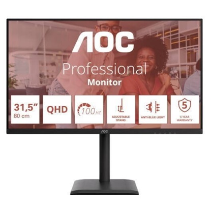 AOC Q32E4U QHD IPS Monitor 32' with speakers (Q32E4U) (AOCQ32E4U)-AOCQ32E4U