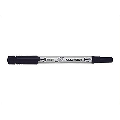 Pilot Twin-Tip CD/DVD Permanent Marker Fine & Extra Fine Black (SCA-TMCD) (PILSCA-TMCD)-PILSCA-TMCD
