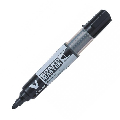 Pilot V Board Master Whiteboard Marker Medium Bullet Black (WBMA-VBM-M-BG-BLACK) (PILWBMA-VBM-M-BG-BLACK)-PILWBMA-VBM-M-BG-BLACK