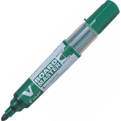 Pilot V Board Master Whiteboard Marker Medium Bullet Green (WBMA-VBM-M-BG-GREEN) (PILWBMA-VBM-M-BG-GREEN)-PILWBMA-VBM-M-BG-GREEN