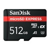 SanDisk Express MicroSD 512GB A1 UHS-I e UHS-II for Switch2 (SDSQXFN-512G-GN4NN) (SANSDSQXFN-256G-GN4NN)-SANSDSQXFN-512G-GN4NN