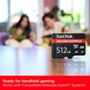 SanDisk Express MicroSD 512GB A1 UHS-I e UHS-II for Switch2 (SDSQXFN-512G-GN4NN) (SANSDSQXFN-256G-GN4NN)-SANSDSQXFN-512G-GN4NN