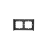 SONOFF Frame for switch M5 80 double 2-fold M5-2C-80-F (graphite/black) (M5-2C-80-F) (SONM5-2C-80-F)-SONM5-2C-80-F