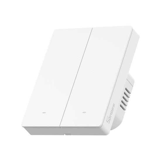 SONOFF M5-2C-80W WiFi Matter smart wall switch (2-channel, for frame) (M5-2C-80W) (SONM5-2C-80W)-SONM5-2C-80W