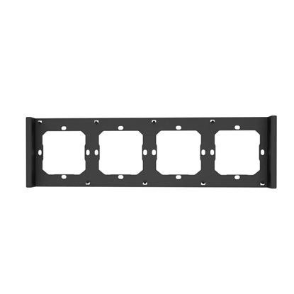 SONOFF Frame for switch M5 80 quadruple 4-fold M5-4C-80-F (graphite/black) (M5-4C-80-F) (SONM5-4C-80-F)-SONM5-4C-80-F