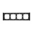 SONOFF Frame for switch M5 80 quadruple 4-fold M5-4C-80-F (graphite/black) (M5-4C-80-F) (SONM5-4C-80-F)-SONM5-4C-80-F