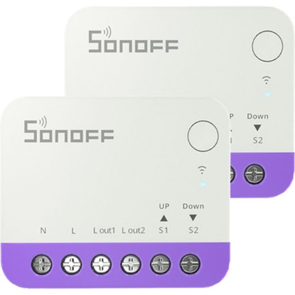 SONOFF MINI-RBS WiFi έξυπνος μίνι διακόπτης ρολών (2 τεμ.) (MINI-RBS-2pack) (SONMINI-RBS-2-PACK)-SONMINI-RBS-2-PACK