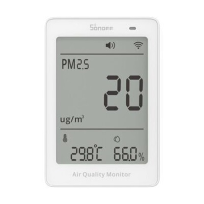 SONOFF AirGuard PM2.5 SAWF-07P WiFi LCD Οθόνη παρακολούθησης ποιότητας αέρα (SAWF-07P) (SONSAWF-07P)-SONSAWF-07P