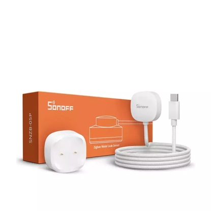 SONOFF Σετ αισθητήρα διαρροής/πλημμύρας ZigBee SNZB-05P + Καλώδιο WLDC200 (SNZB-05PC) (SONSNZB-05PC)-SONSNZB-05PC