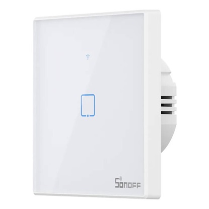 SONOFF Smart Switch WiFi + RF 433 T2 EU TX (1-channel) updated (T2EU1C-TX) (SONT2EU1C-TX)-SONT2EU1C-TX