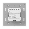 SONOFF Διακόπτης Τοίχου Χωνευτός WiFi Smart Touch TX T5 2C, 2 κανάλια (Λευκό) (T5-2C-86) (SONT5-2C-86)-SONT5-2C-86