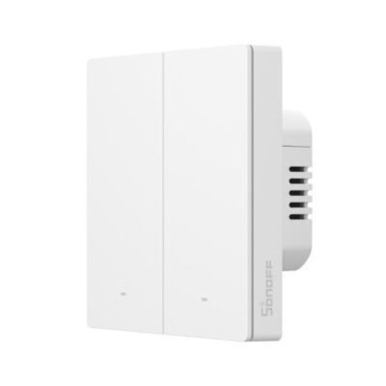 SONOFF ZBM5-2C-80W (2 καναλιών) Zigbee έξυπνος διακόπτης τοίχου αφής (ZBM5-2C-80W) (SONZBM5-2C-80W)-SONZBM5-2C-80W
